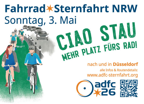 Fahrrad-Sternfahrt NRW 2026
