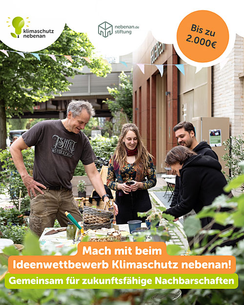 Ideenwettbewerb Klimaschutz nebenan