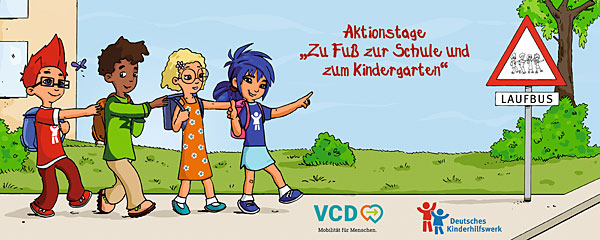 Aktionstage "Zu Fuß zur Schule und zum Kindergarten" 2026